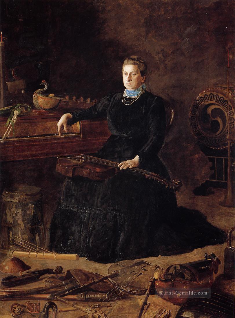 Antiquated Musik aka Porträt von Sarah Sagehorn Frishmuth Realismus Porträts Thomas Eakins Ölgemälde
